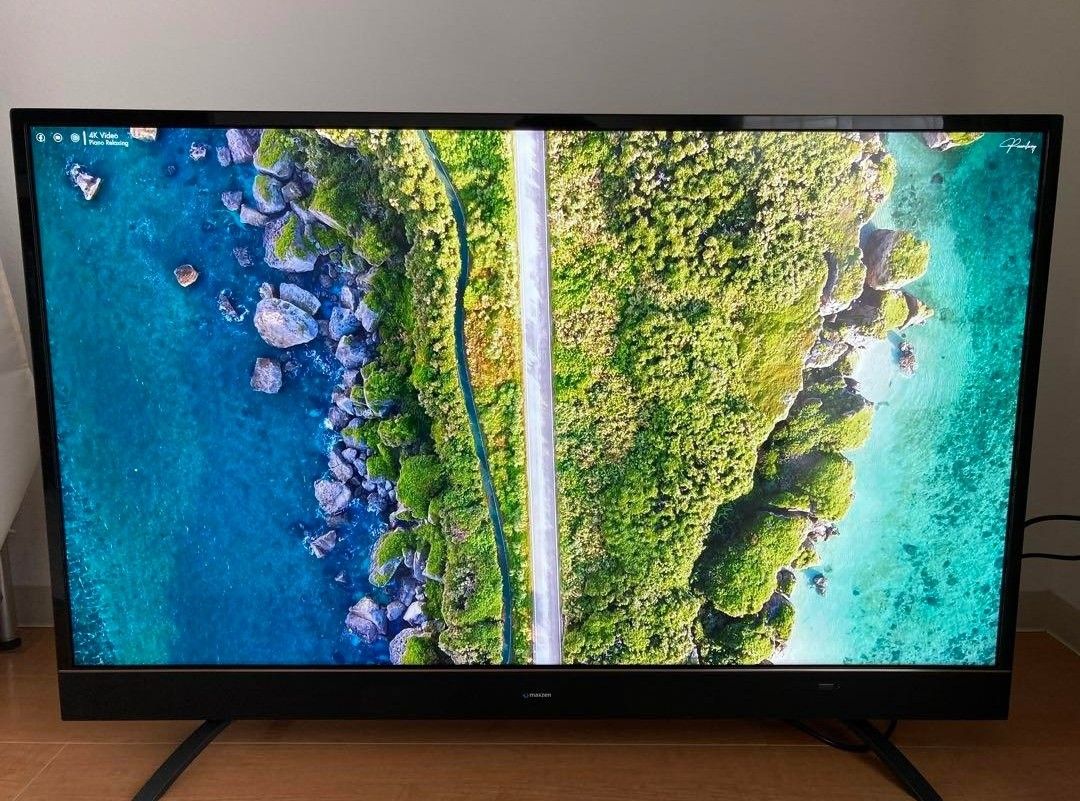 マクスゼン ハイビジョン液晶テレビ TV 43型 JU43SK03 2020年製-