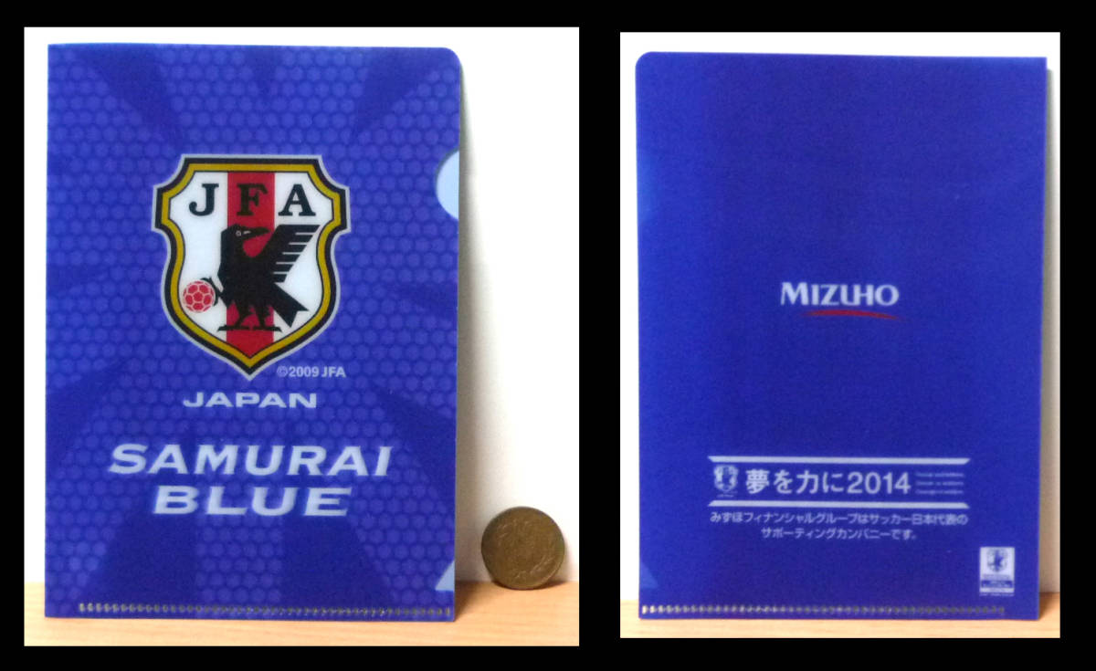 ●JFA JAPAN SAMURAI BLUE ミニ クリアケース_画像1