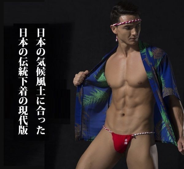  free shipping fundoshi T-back pants for man underwear . diameter part Japan man .....G -stroke ring festival god . jinbei yukata H0017 black LL