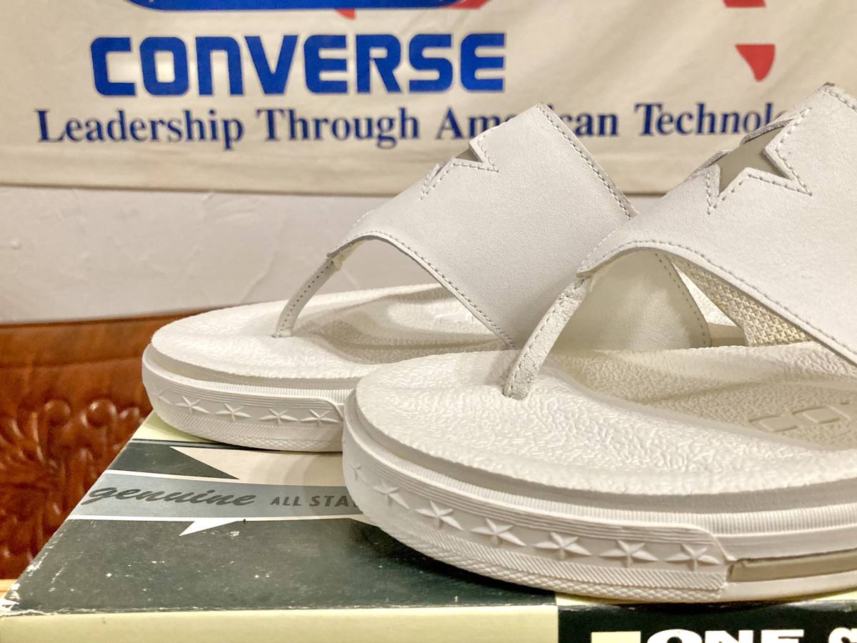 希少レア!!コンバース ONE STAR サンダル 白 8 26cm converse ワン