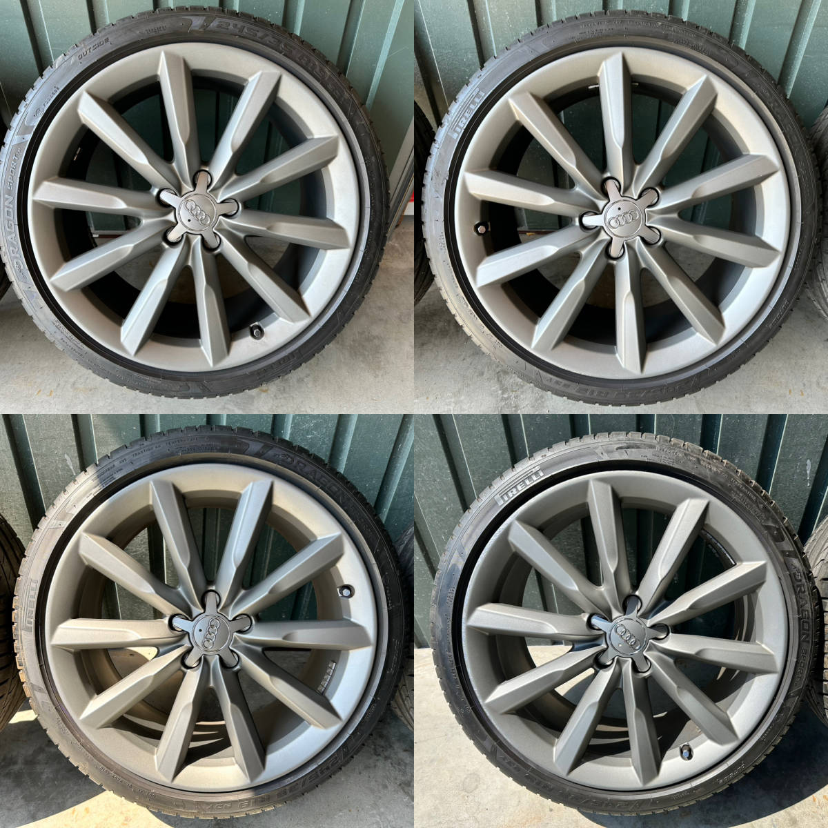 ☆アウディ AUDI 純正 タイヤホイール 4本セット PILERI 245/35R19 8.5