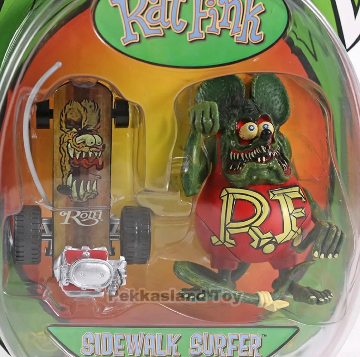 ラットフィンク RAT FINK フィギュア 11cm レッド×イエロー ラットフィンク RAT FINK フィギュア 11cm レッド×イエロー