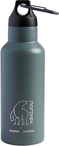 NORDISK(ノルディスク) アウトドア キャンプ 水筒 500ml ステンレス製Steel Drinking Bottle 500 BALSAM GREEN 【日本正規品】_画像1