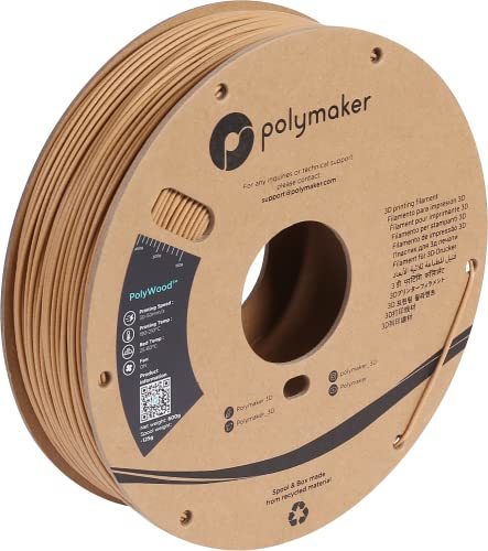 Polymaker 3Dプリンター用木質調フィラメント PolyWood 1.75 mm