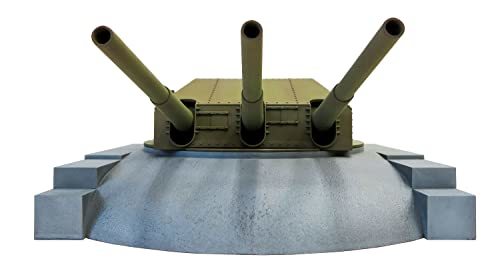 モデルコレクト 1/72 ドイツ軍 合うストラット要塞 28cm3連装砲沿岸砲 プラモデル UA72344 成型色_画像1