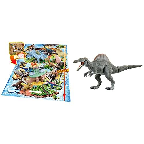 【恐竜 動物 おもちゃ 男の子 セット 3歳以上】 アニア 合体! 恐竜探検島 + タカラトミー アニア ジュラシック・ワールド
