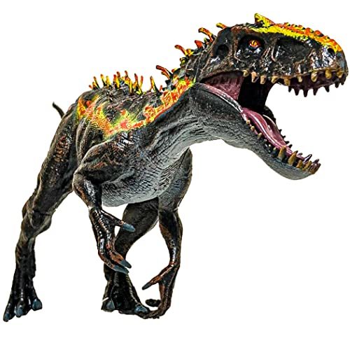 MONOW 恐竜 フィギュア インドミナスレックス C インドラプトル おもちゃ ジュラシック リアル きょうりゅう ティラノサウルス 子供 大型_画像1