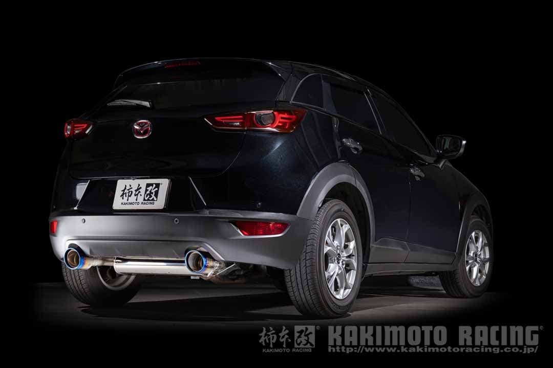 柿本改 マフラー Class KR チタンフェイステール CX-3 5BA-DKLAW 1.5_NA P5-VPS 4WD(AWD) 20/6～ 6AT 個人宅不可 北海道・離島は要確認_画像2