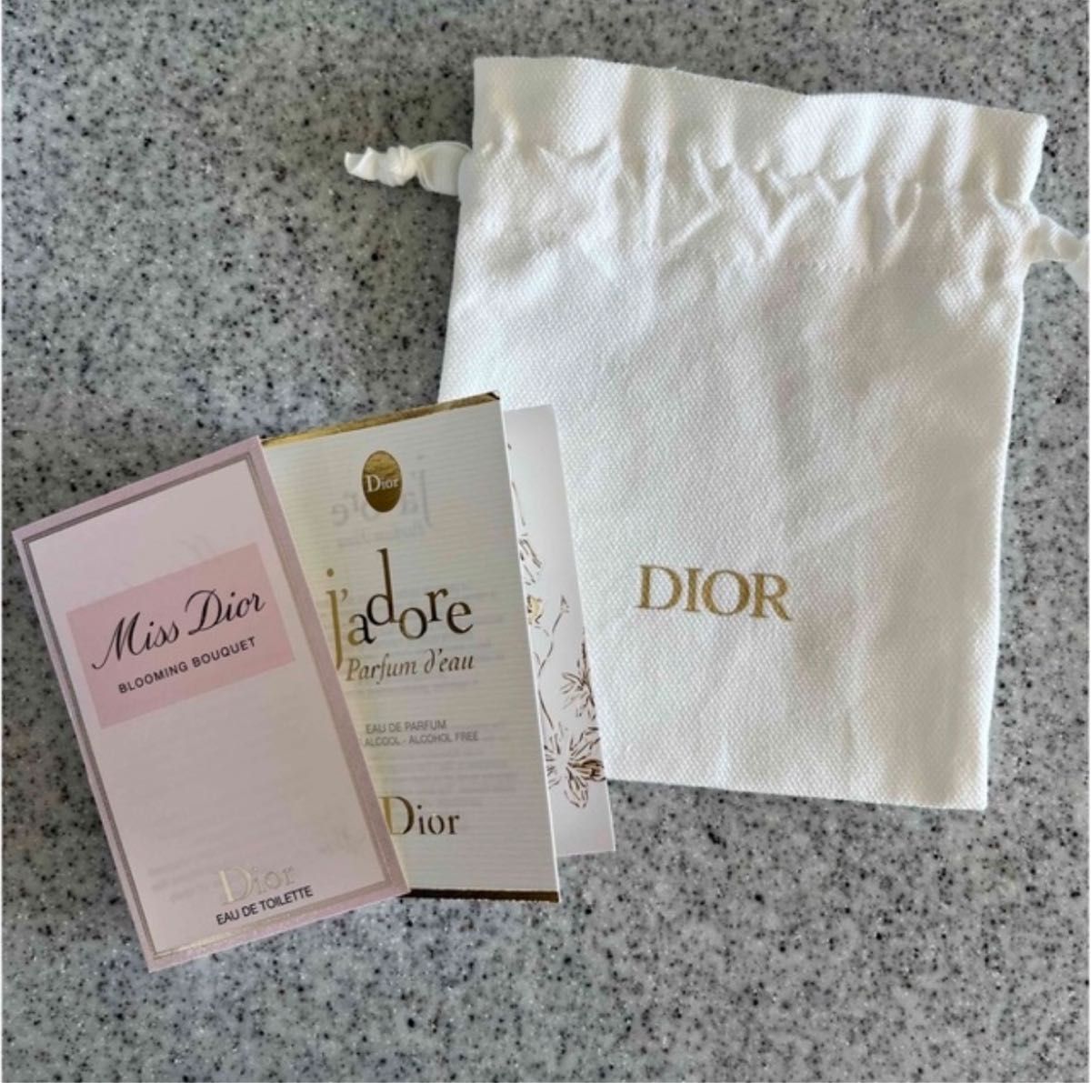 Dior 香水 サンプル 巾着 ジャドール ミスディオール