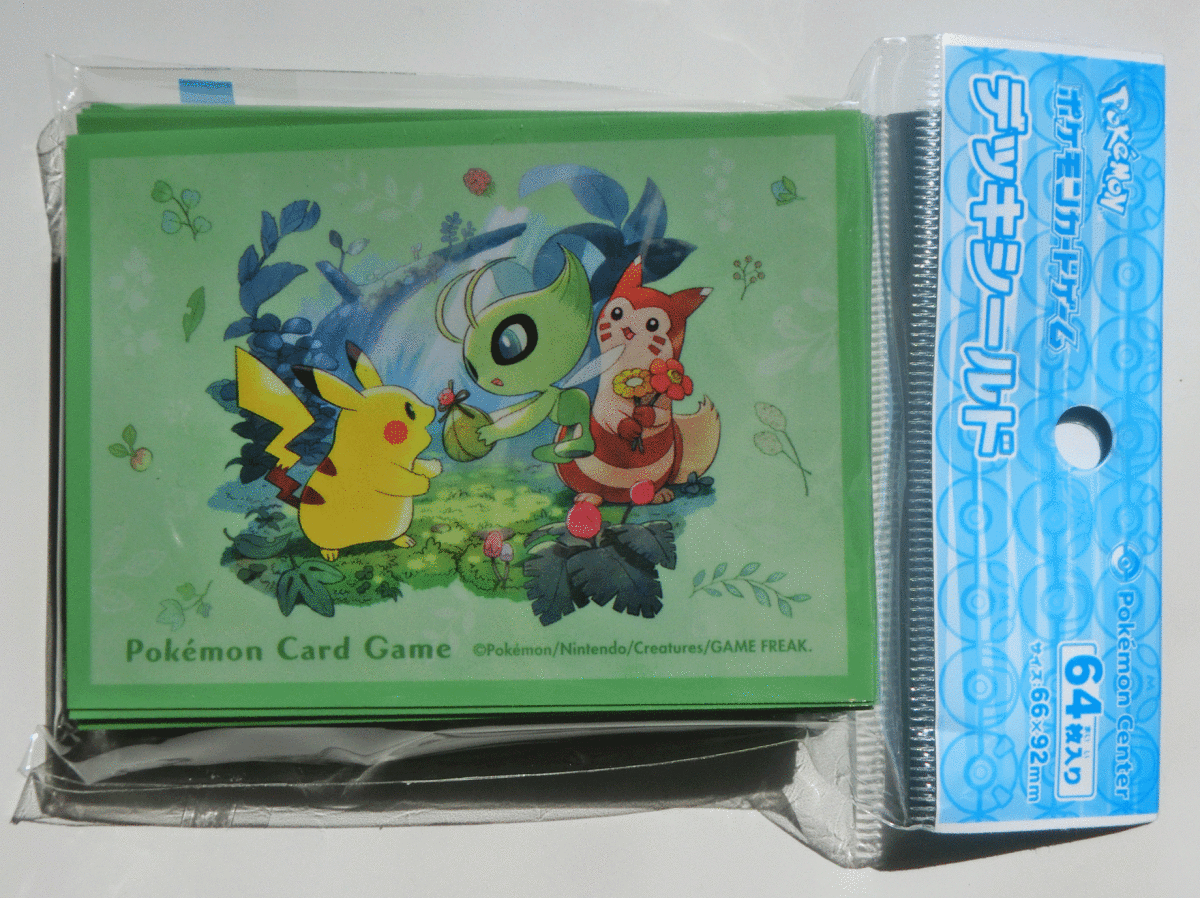 ポケモンカードゲーム もりのおくりもの デッキシールド スリーブ ピカチュウ セレビィ オオタチ 新品未開封