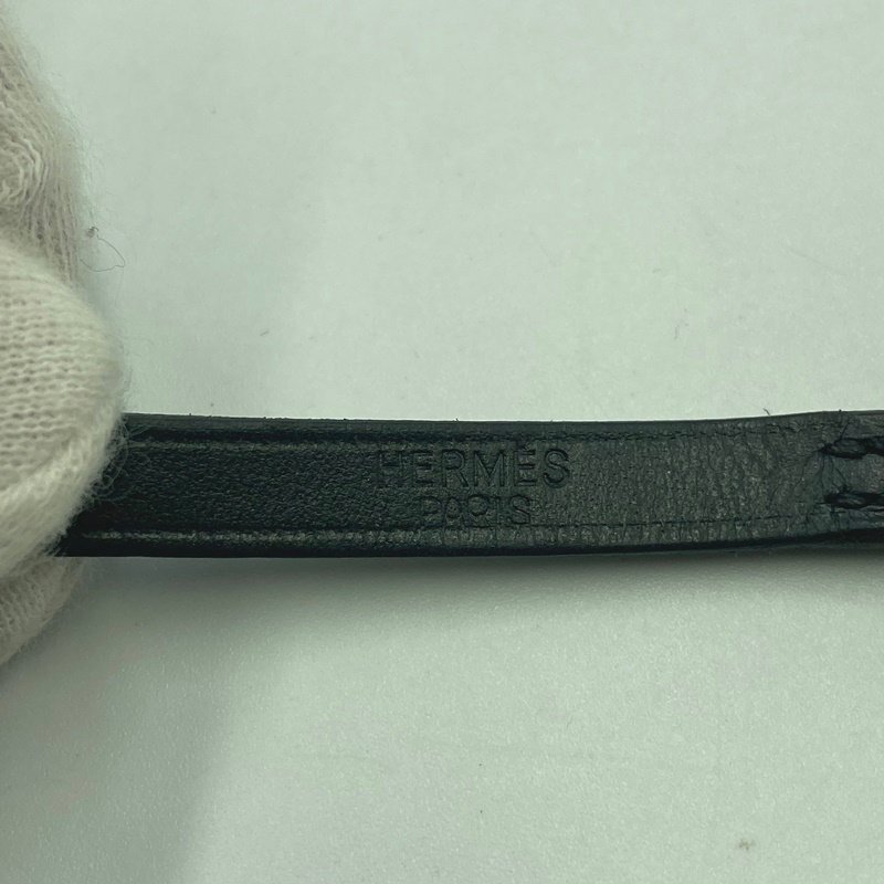 HERMES アピ3<アクセサリー>エルメス シルバー ブラック