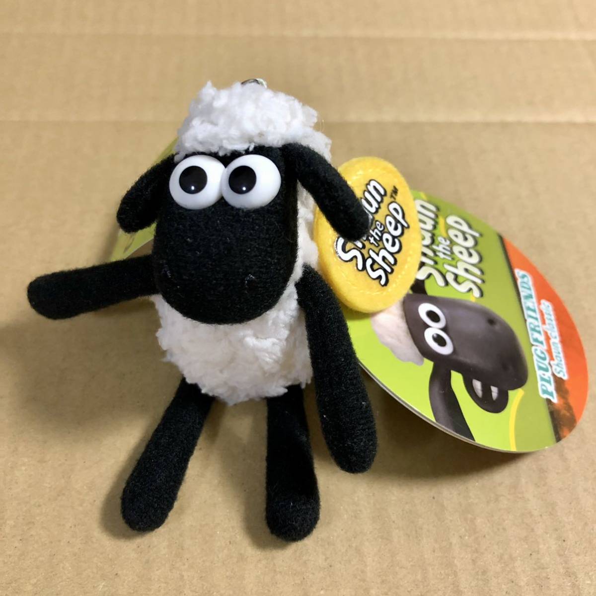 ひつじのショーン クリーナー マスコットぬいぐるみ★ストラップ イヤホンジャック★Shaun the Sheep PLUG FRIENDS★Aardman_画像1