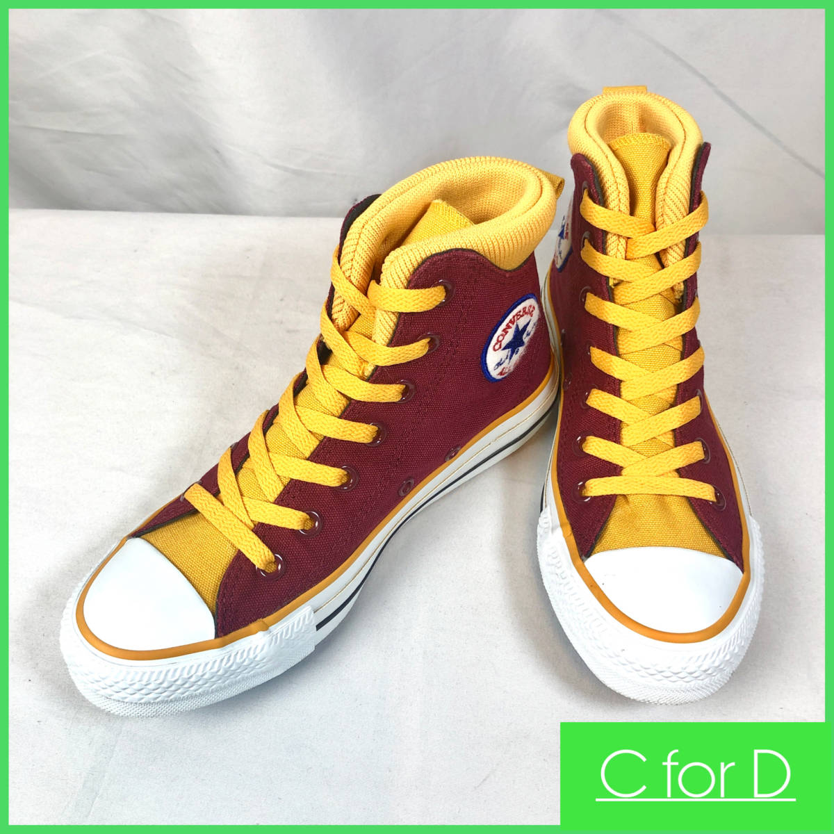 *CONVERSE*23.0cm - ikatto спортивные туфли Converse все Starbo rudo- желтый цвет orange женский 7 отверстие обувь S476