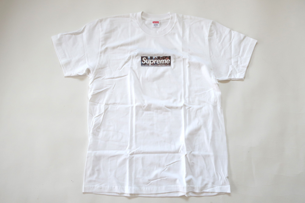 (L)Supreme Supreme Milan Box Logo TeeシュプリームミランボックスロゴTシャツWhite白