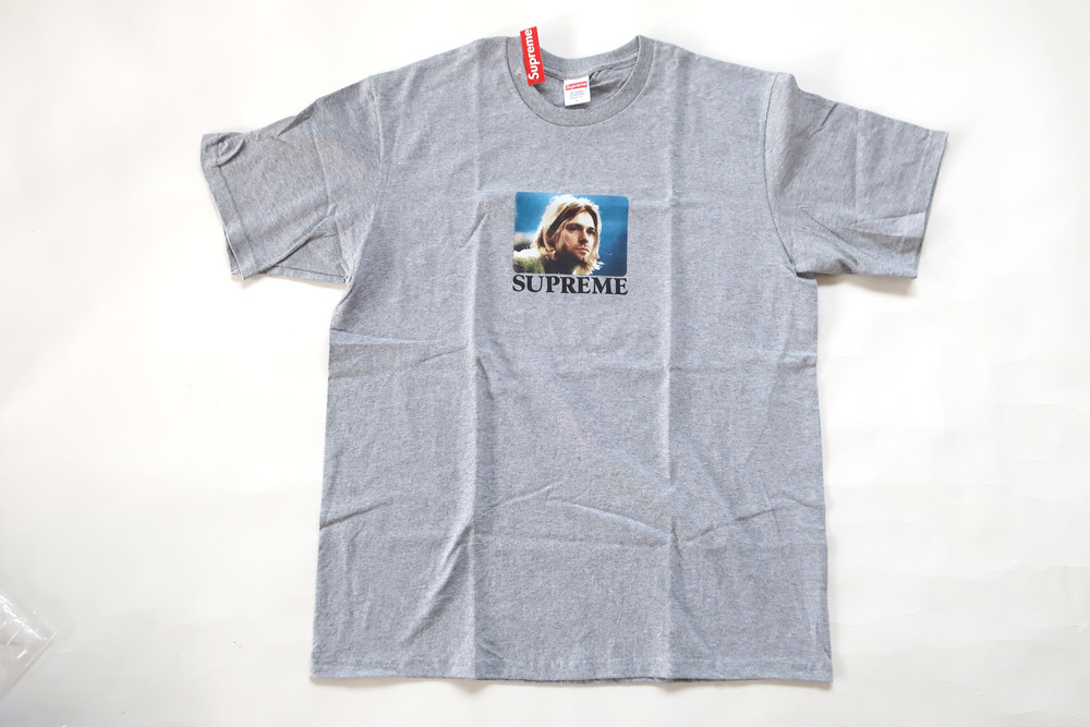 (L)Supreme Kurt Cobain TeeシュプリームカートコバーンフォトTシャツGrey