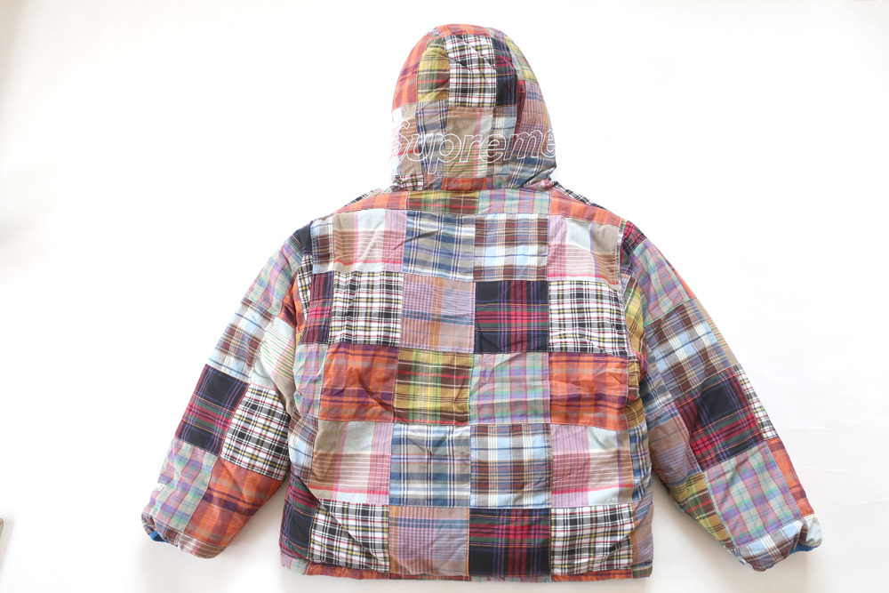 (L)Supreme MADRAS REVERSIBLE WINDSTOPPER PUFFER JACKETシュプリームマドラスリバーシブルウインドストッパーパファージャケット_画像4