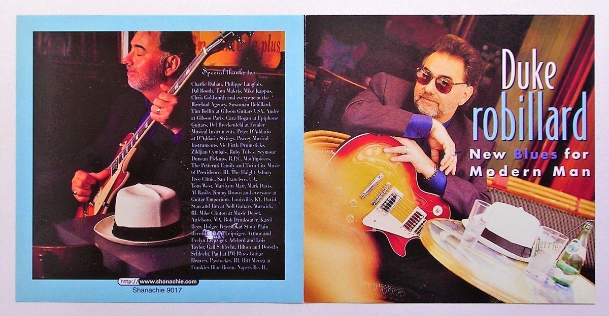 DUKE ROBILLARD/New Blues For Modern Man★B.B.キング賛辞▽Charlie Pattonのカヴァー曲も出色▼BOB DYLAN's Tourギタリスト●輸入盤CD_画像6