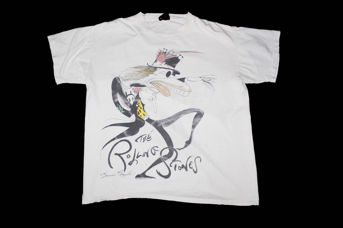 VINTAGE THE ROLLING STONES TEE low ring Stone z T-shirt 