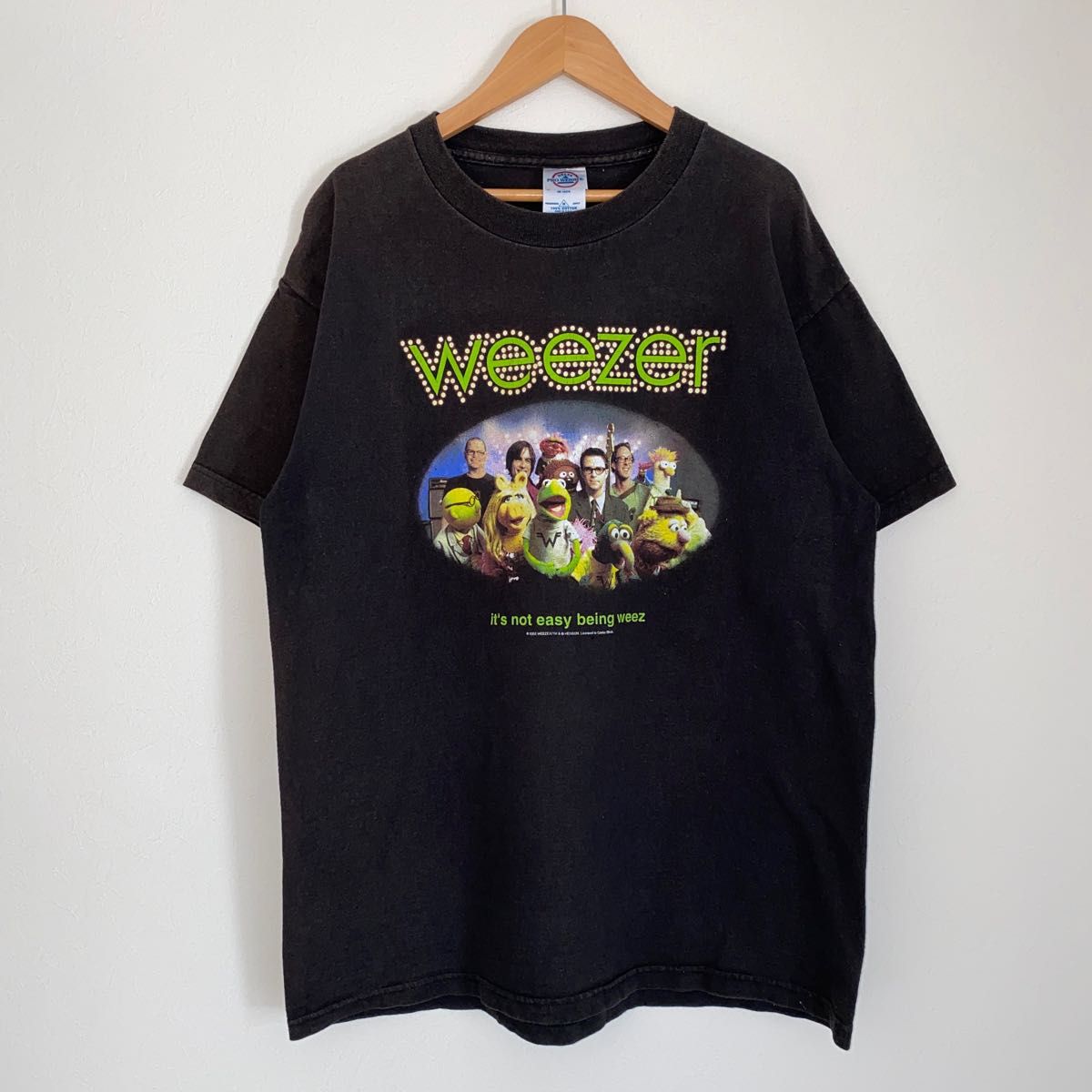 00s オリジナルWeezer tee バンドTシャツ カーミット バンT セサミストリート ウィーザー