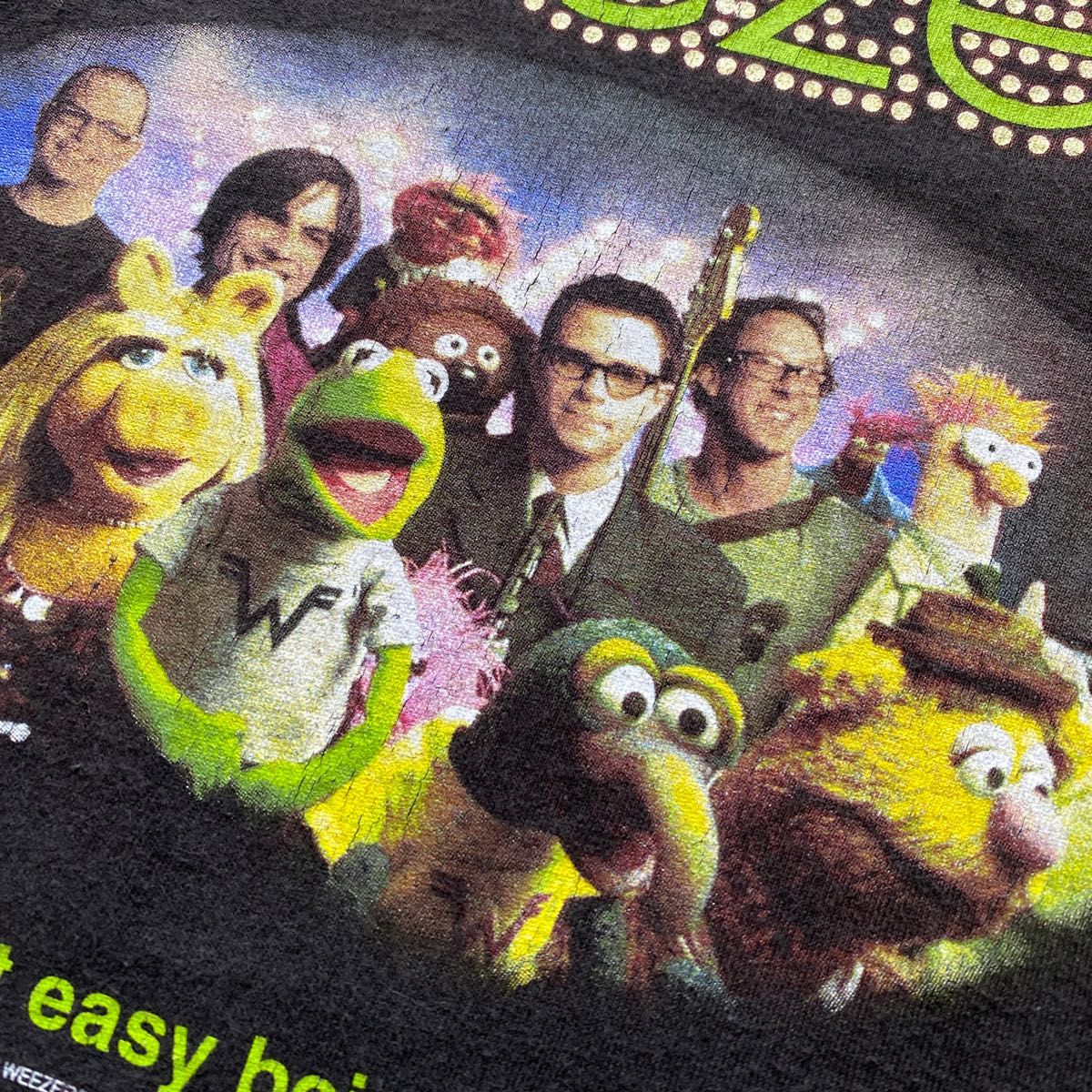 00s オリジナルWeezer tee バンドTシャツ カーミット バンT 00s オリジナルWeezer tee バンドTシャツ カーミット バンT
