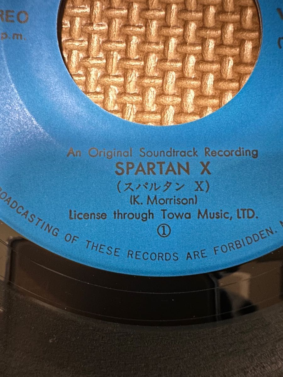 ジャッキー・チェン　スパルタンX  サウンドトラック　レコード