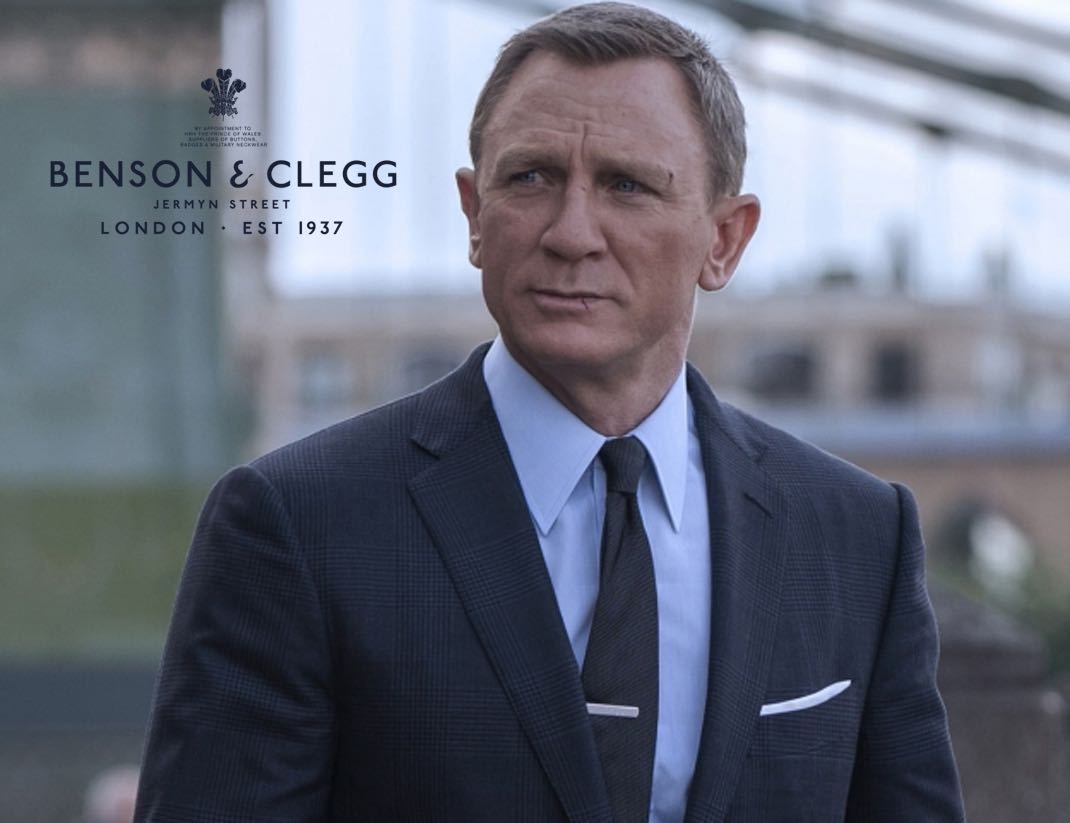 激レア 【BENSON & CLEGG THE 'JAMES' TIE SLIDE】007 ノータイム