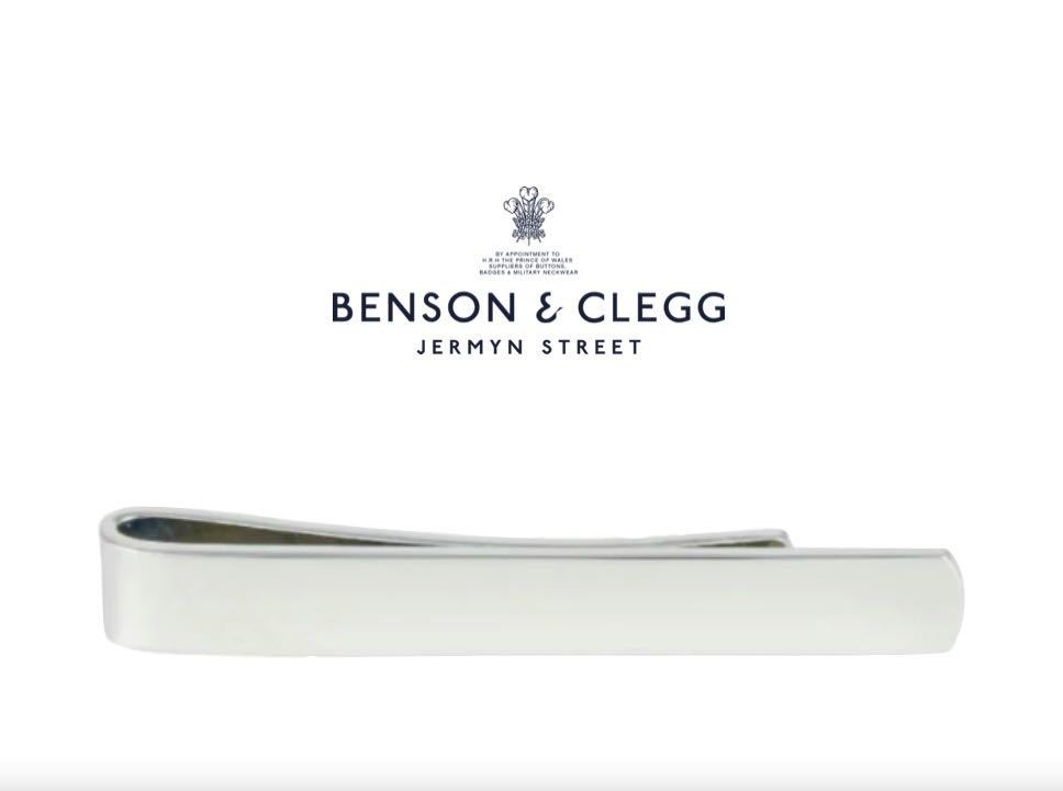 激レア 【BENSON & CLEGG THE 'JAMES' TIE SLIDE】007 ノータイム