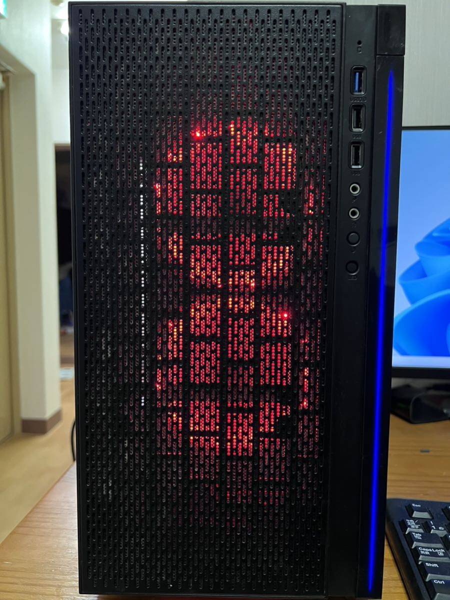 1円~ 自作PC AMD Ryzen 7 1700X GTX 1080 SSD 250GB A320M-HDV メモリ