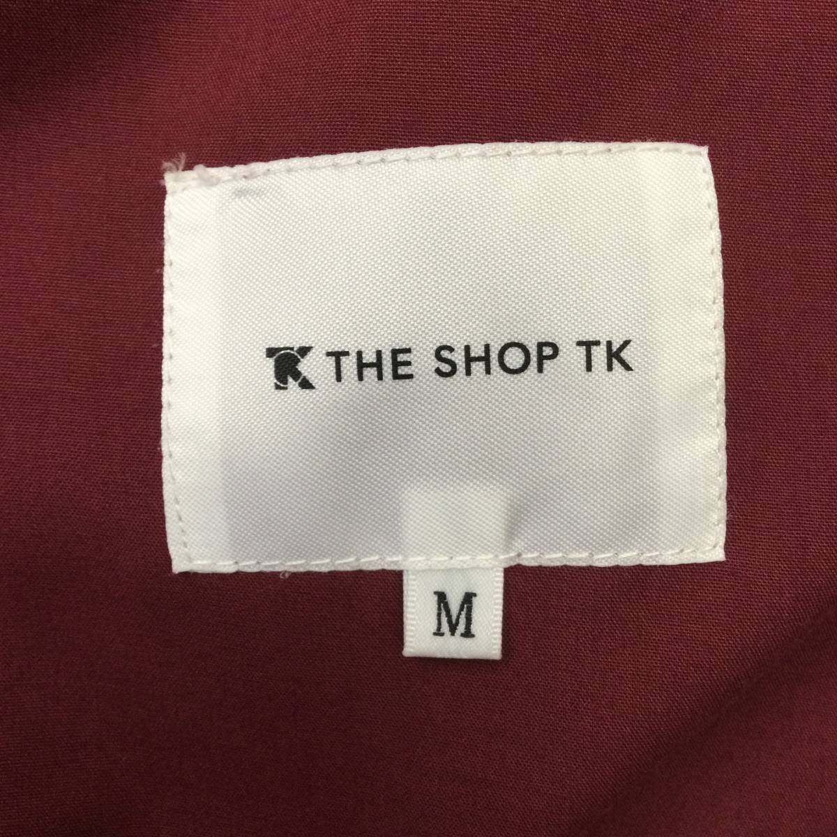 M41◇THE SHOP TK | ザ ショップ ティーケー　アウター 美品　赤系　サイズＭ_画像5