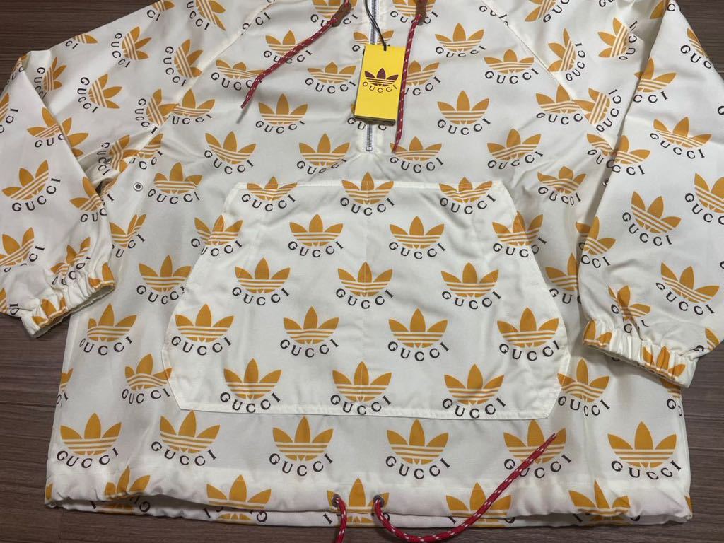 新品未使用 グッチ GUCCI x アディダス adidas トレフォイルロゴ