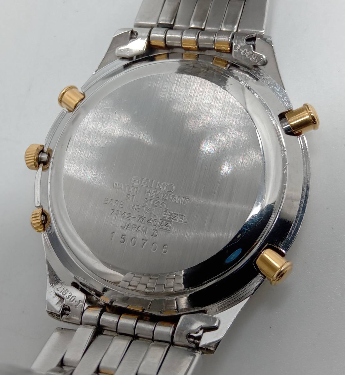 ジャンク 【ジャンク】 SEIKO セイコー クロノグラフ クォーツ ジャンク 【ジャンク】 SEIKO セイコー クロノグラフ クォーツ