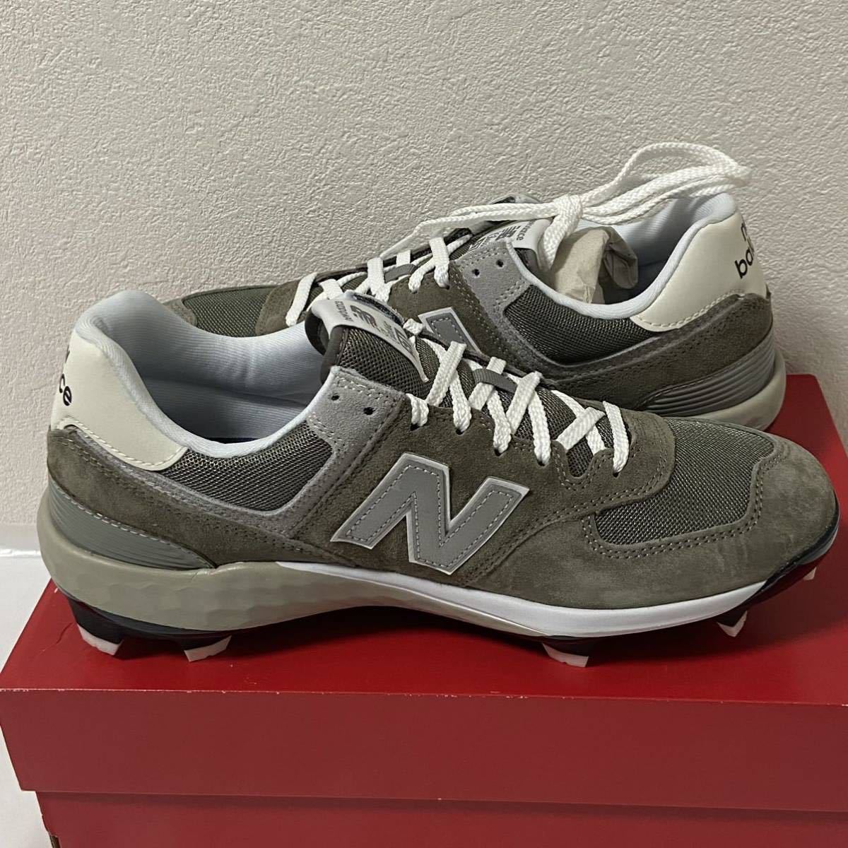 新品 New Balance 574 TPU Cleats 大谷コラボモデル スパイク グレー