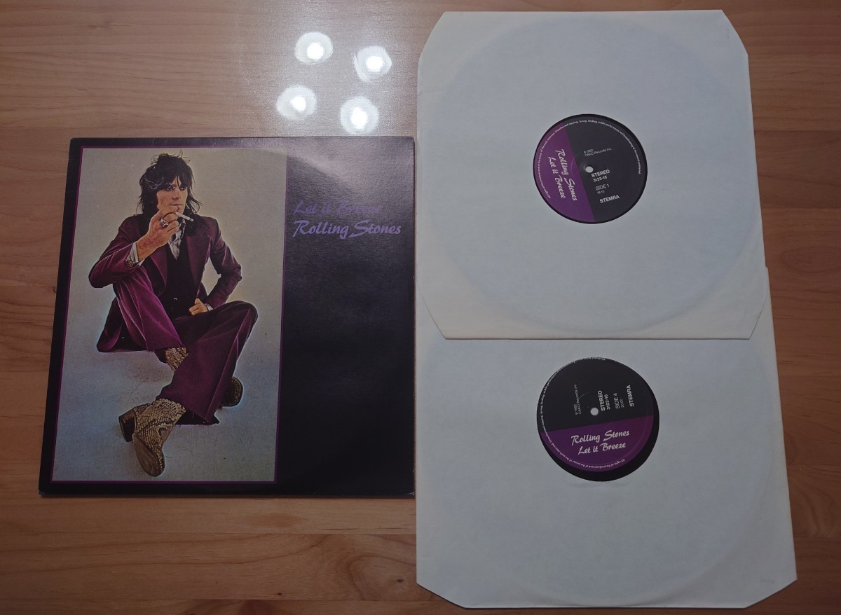 ★ローリング・ストーンズ THE ROLLING STONES★Let it Breeze ★2LPレコード★中古品 