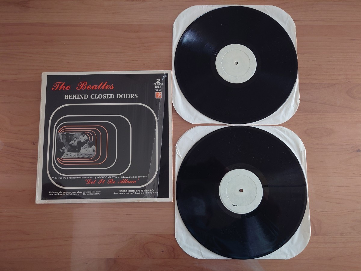 ★ビートルズ The Beatles★Behind Closed Doors★2LPレコード★中古品 