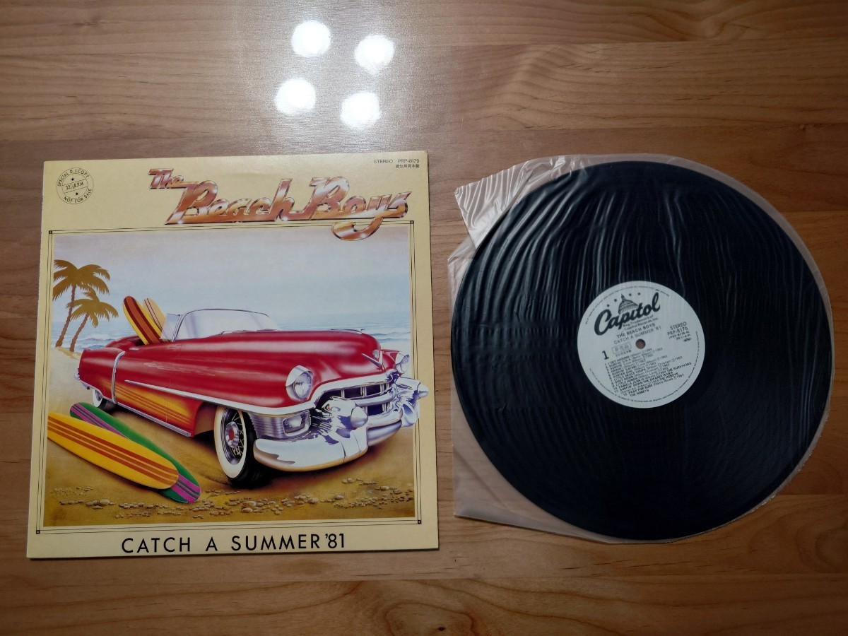 ★ビーチ・ボーイズ The Beach Boys★Catch a summer '81★見本盤★LPレコード★中古品★SAMPLE★PROMO 