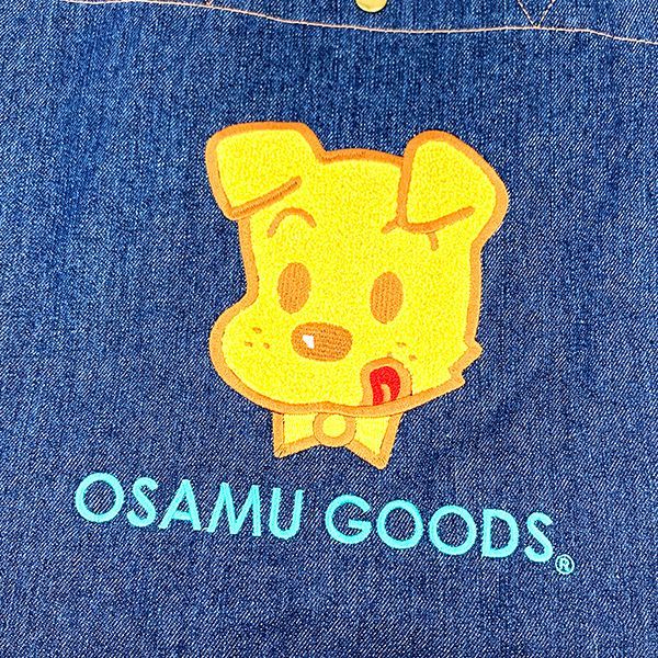 オサムグッズ デニムトートバッグ 刺繍 （ドッグ） ネイビー OSAMUGOODS_画像2