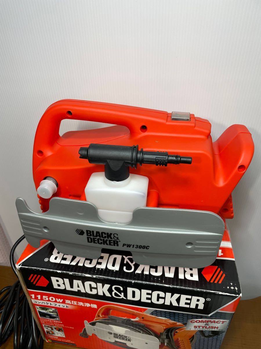 高圧洗浄機 BLACK&DECKER PW1300C|Yahoo!フリマ(旧PayPayフリマ) 高圧洗浄機 BLACK&DECKER PW1300C|Yahoo!フリマ(旧PayPayフリマ)