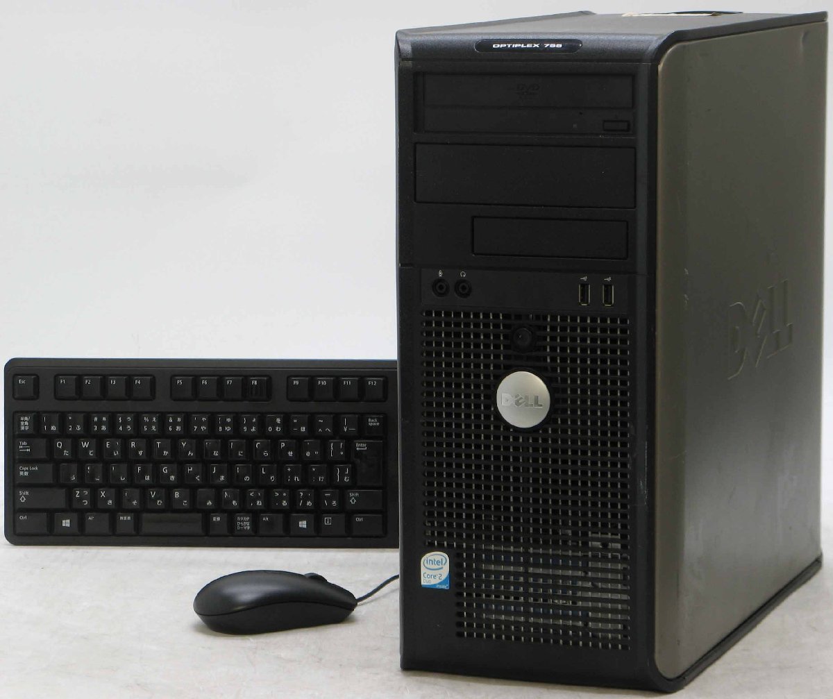 DELL Optiplex 755-E6750MT ■ Core2Duo-E6750/DVDROM/希少OS/動作確認済/WindowsXP デスクトップ_DELL Optiplex 755-E6750MT