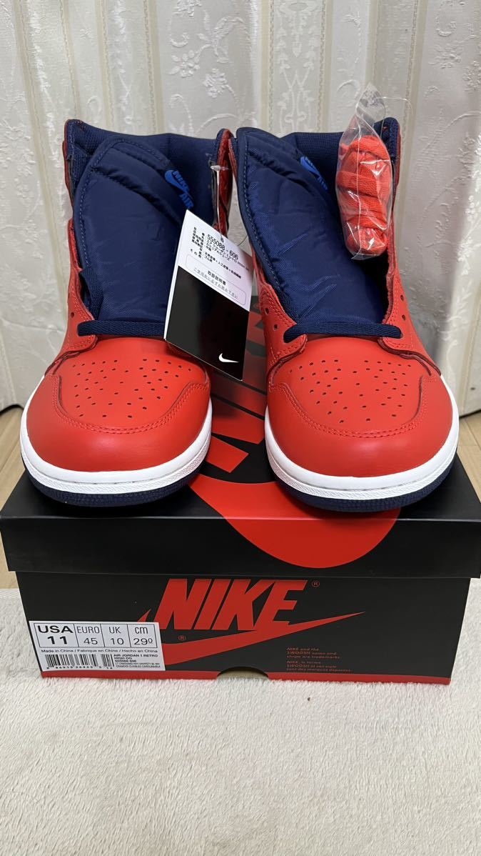 29㎝ AIR JORDAN 1 RETRO HIGH OG DAVID LETTERMAN ナイキ エアジョーダン 1 ブラックヒストリーマンスair jordan NIKE supreme US11