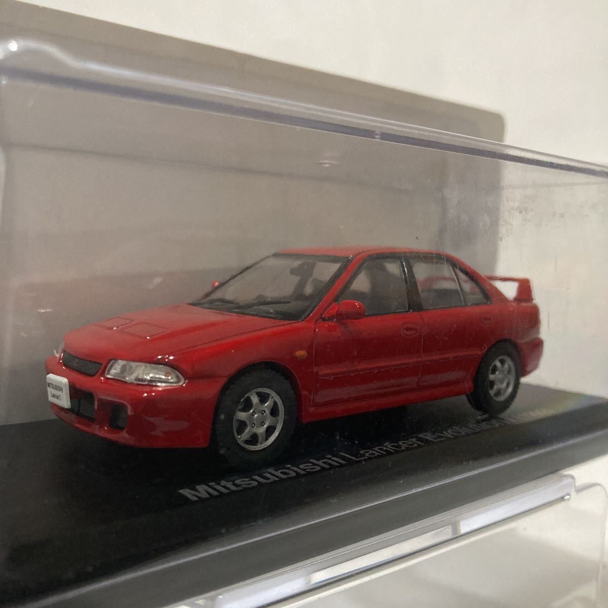 アシェット 国産名車コレクション 1/43 vol.115 Mitsubishi Lancer Evolution I 1992年 三菱 ランサーエボリューション 旧車 ミニカー_画像3