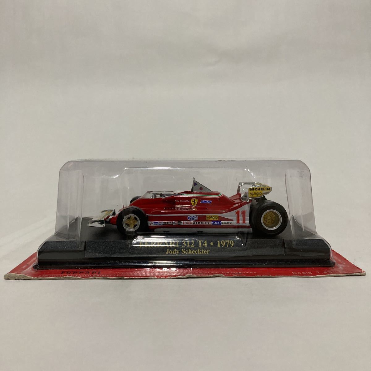アシェット 公式フェラーリF1コレクション 1/43 Ferrari 312 T4 1979年 Jody Scheckter #11 GP マシン ジョディーシェクター ミニカー_画像2