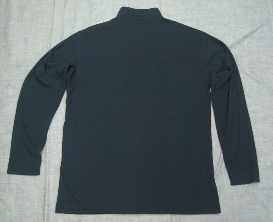 新品mont-bell(モンベル) WIC.フルジップシャツ Men's ブラック(BK) XLサイズ_画像2