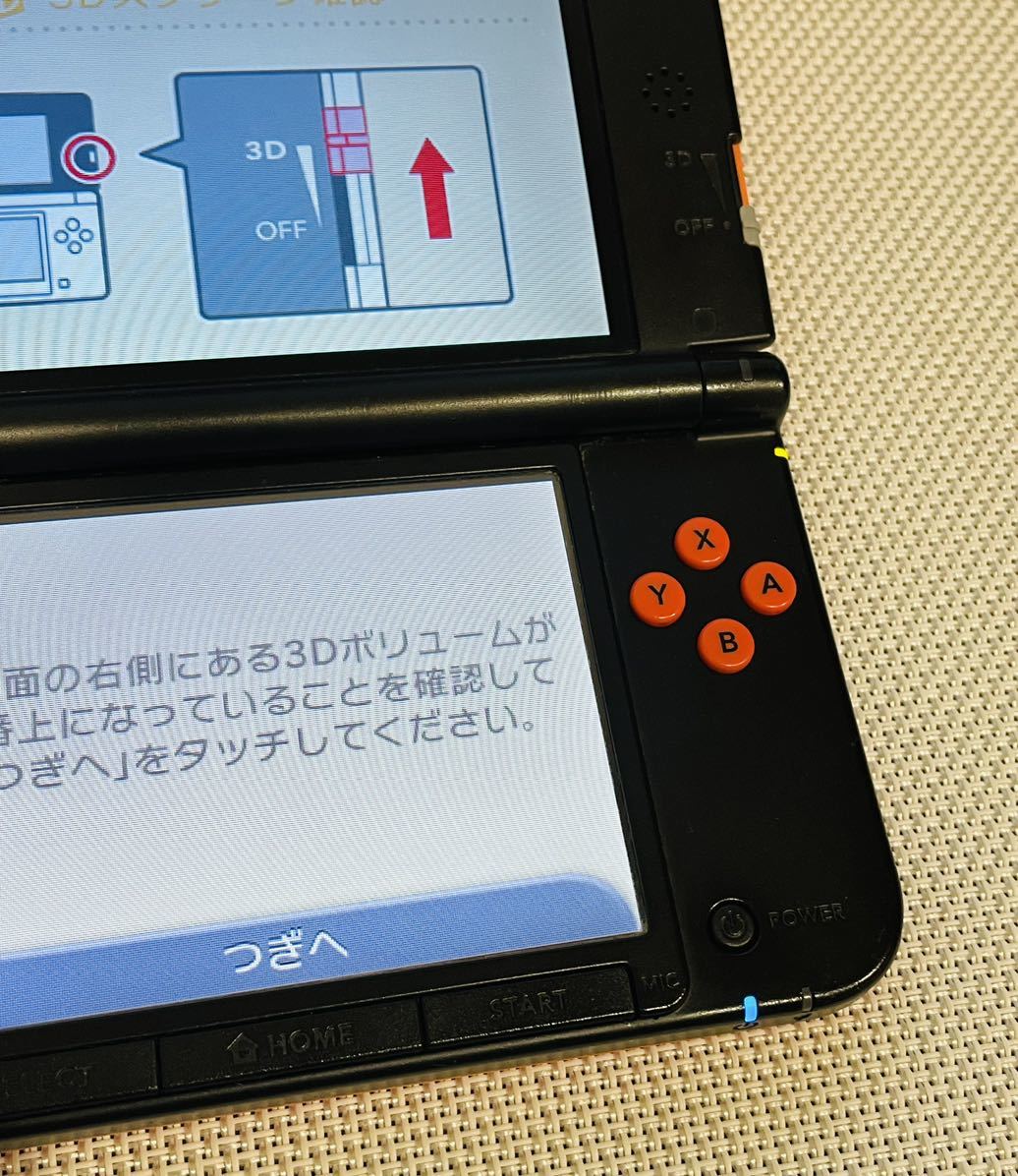 動作良好 3DSLL ニンテンドー3DS LL レッドブラック 本体 タッチペン 