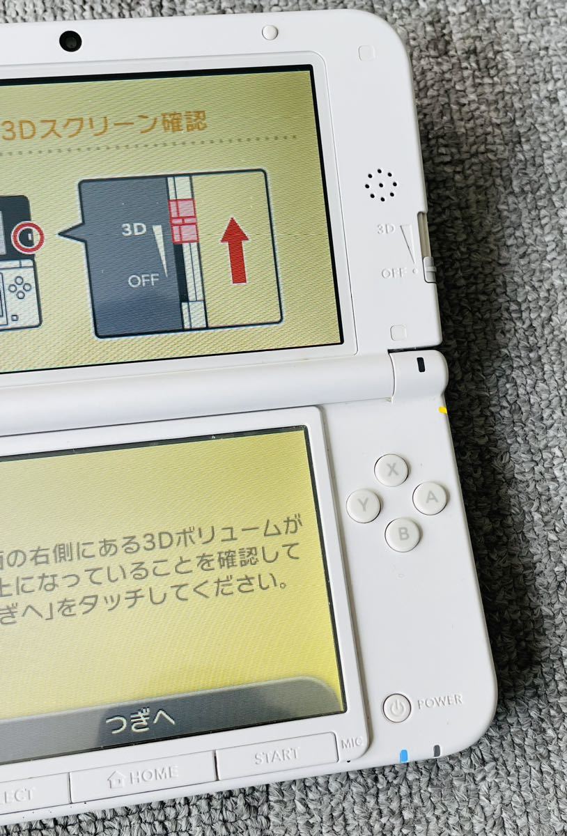 ニンテンドー3DS LL ホワイト　本体動作品　送料無料　付属品付き　Nintendo 任天堂
