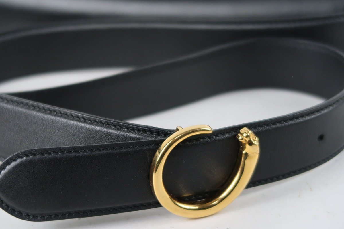 美品】Cartier カルティエ パンサー パンテール ブラック×ゴールド