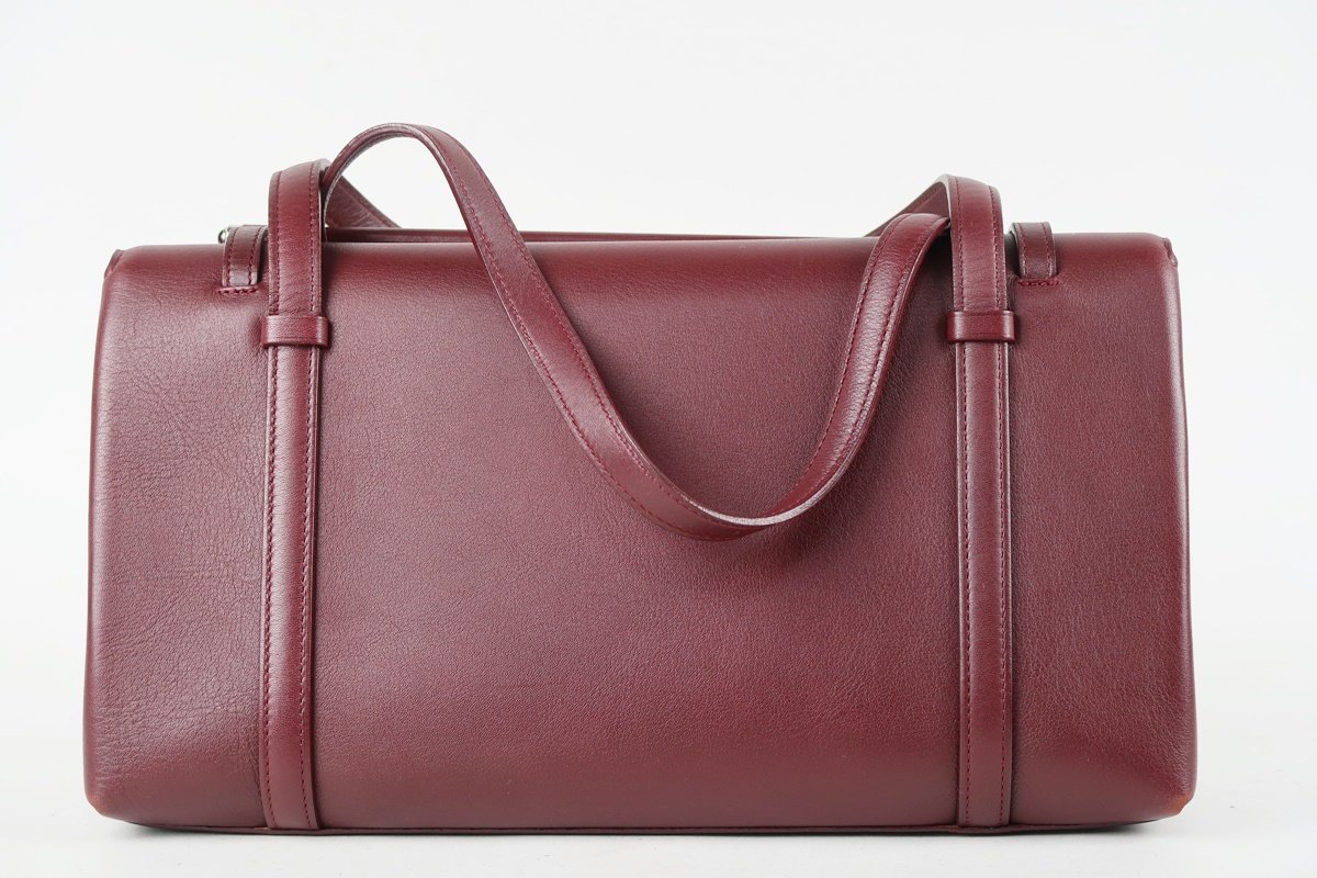 [ очень красивый товар ]Cartier Cartier kaboshon ручная сумочка бордо бренд сумка женский [OD49]