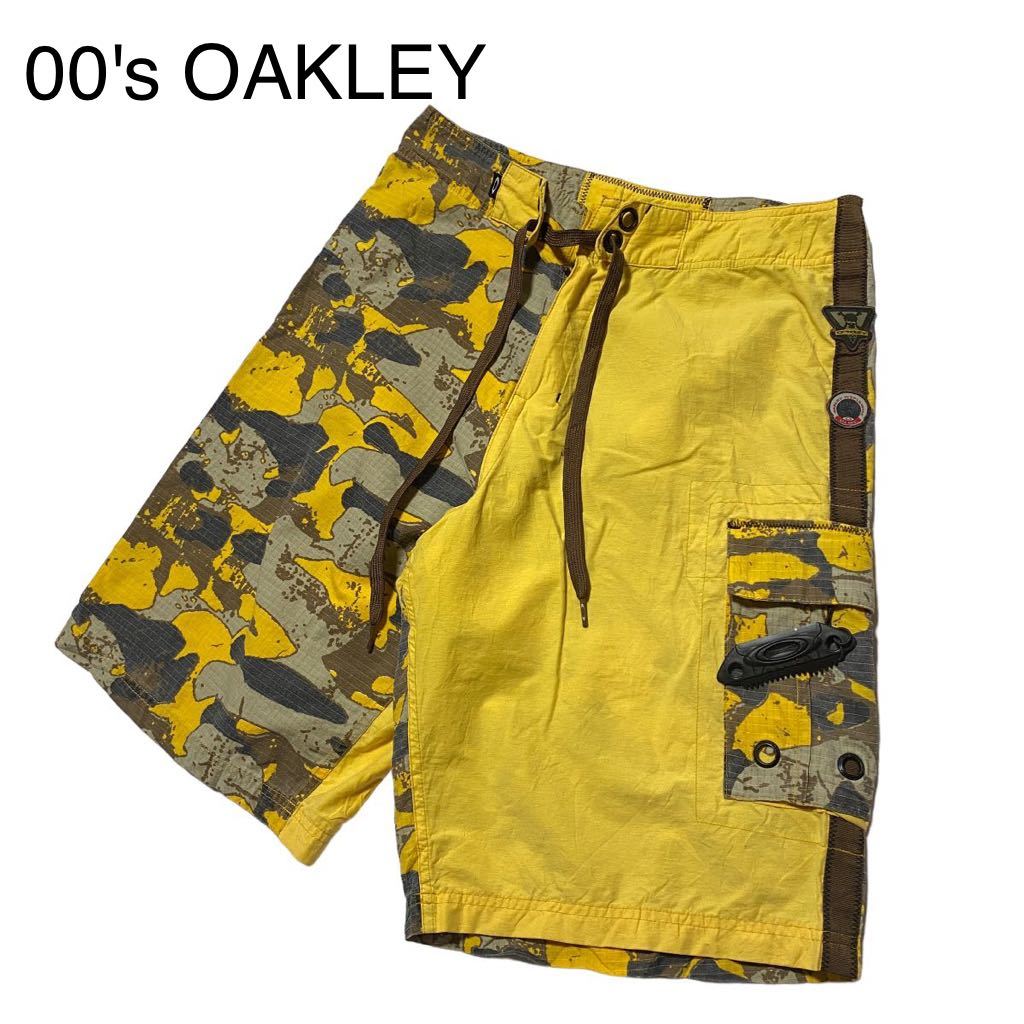 激レア Y2K テック OAKLEY オークリー スイムショーツ ハーフパンツ