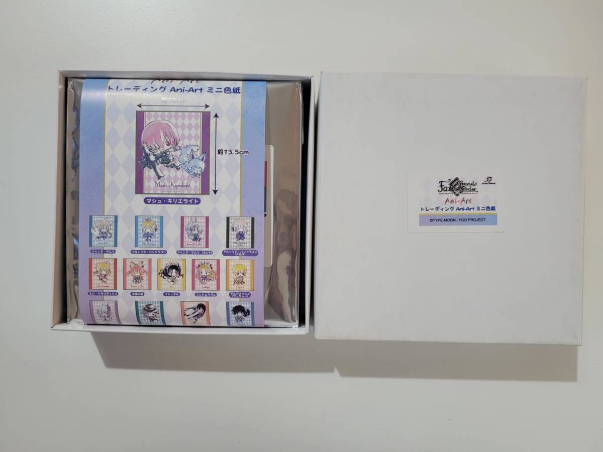Fate/Grand Order Design produced by Sanrio トレーディング Ani-Art ミニ色紙 14個入りBOX_画像1