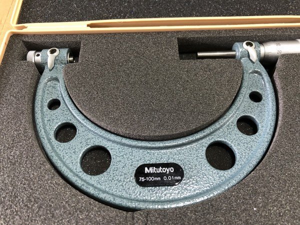 TX220226 ミツトヨ/Mitutoyo 外側マイクロメーター 75-100mm TX220226 ミツトヨ/Mitutoyo 外側マイクロメーター 75-100mm