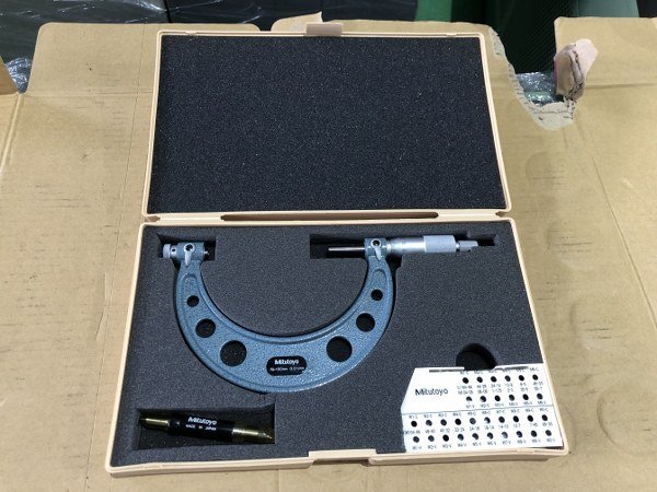 TX220226 ミツトヨ/Mitutoyo 外側マイクロメーター 75-100mm TX220226 ミツトヨ/Mitutoyo 外側マイクロメーター 75-100mm
